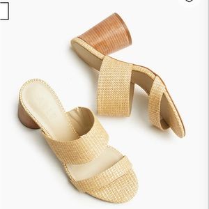 Able Jones raffia heel — size 6.5. Worn once!